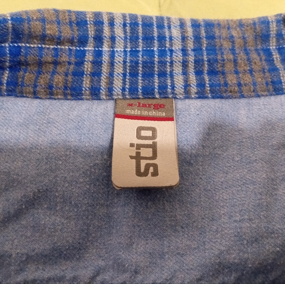 Stio plaid flannel long sleeve shirt - Picture 3 of 3